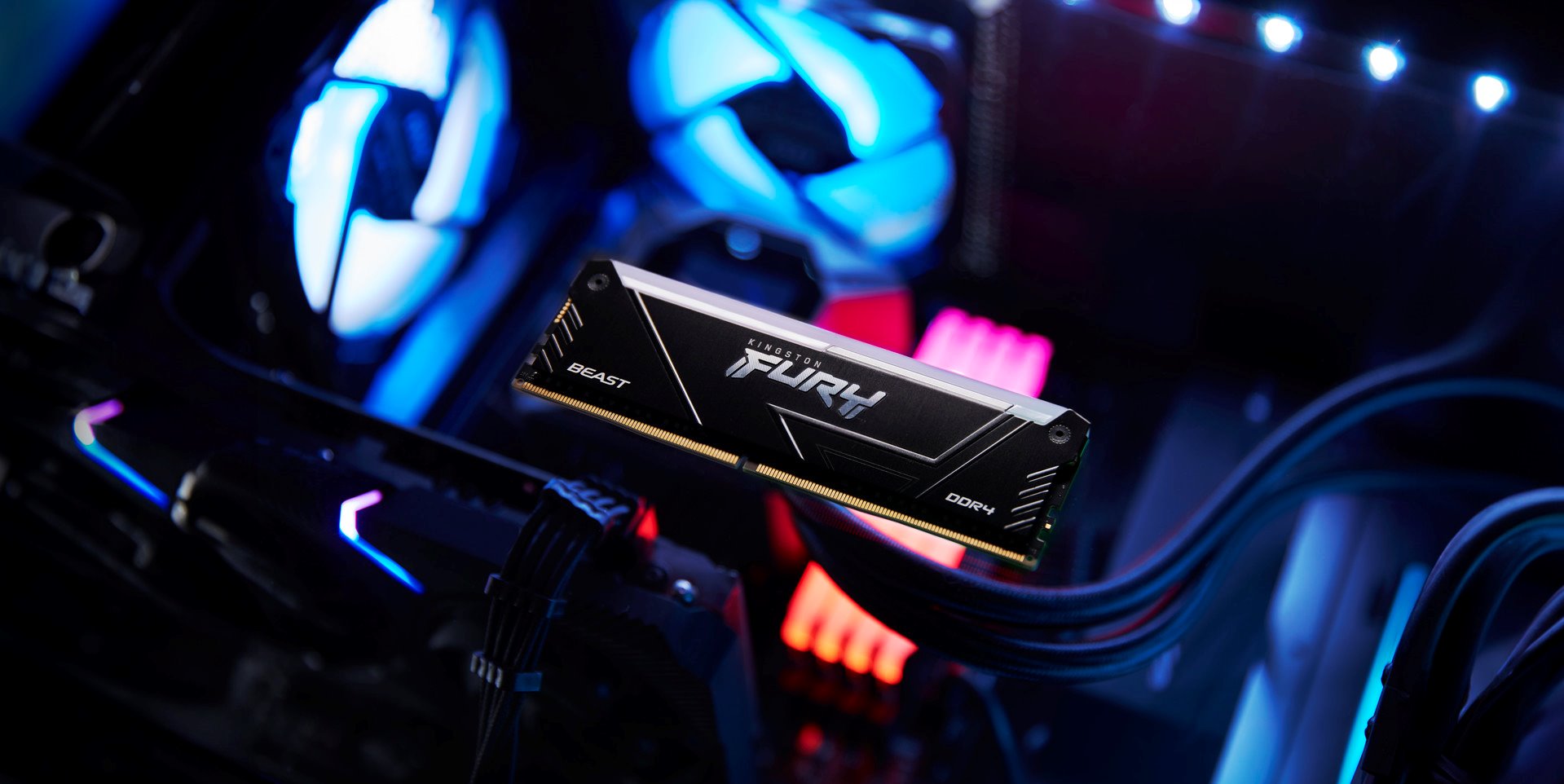 Kingston Fury Beast DIMM DDR4 64GB 2666MHz RGB (Kit 4x16GB)