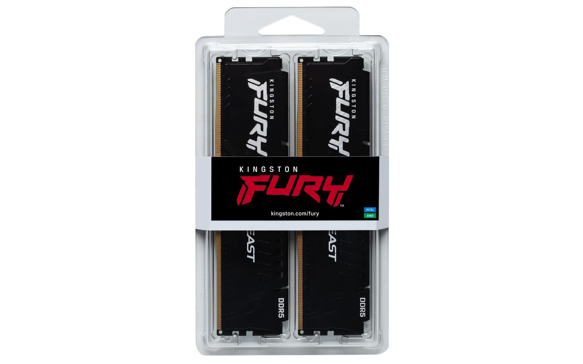 Kingston Fury Beast DIMM DDR5 32GB 6000MHz černá (Kit 2x16GB)