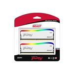 Kingston Fury Beast Special Edition DDR4 32GB 3600MHz CL18, RGB chladič (Kit 2x16GB), biela