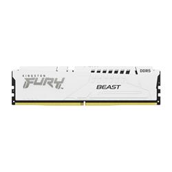 Kingston Fury Beast White DIMM DDR5 16GB 5600MHz, AMD EXPO, bílá