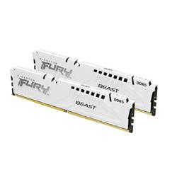 Kingston Fury Beast White DIMM DDR5 64GB 5600MHz, Intel XMP, bílá (Kit 2x 32GB)