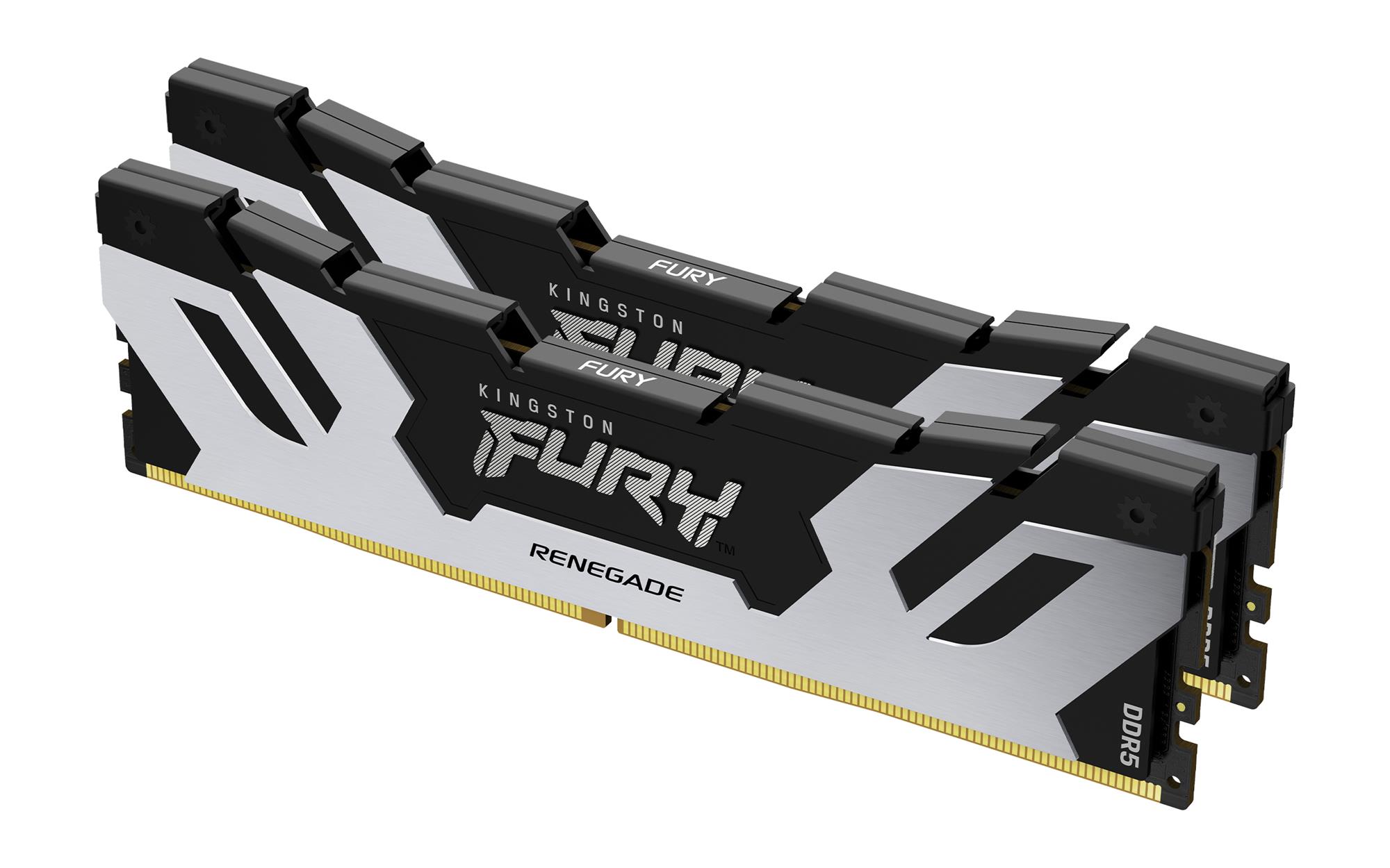 Kingston Fury Renegade DDR5 DIMM 32GB 6000MHz strieborná (sada 2x16GB)