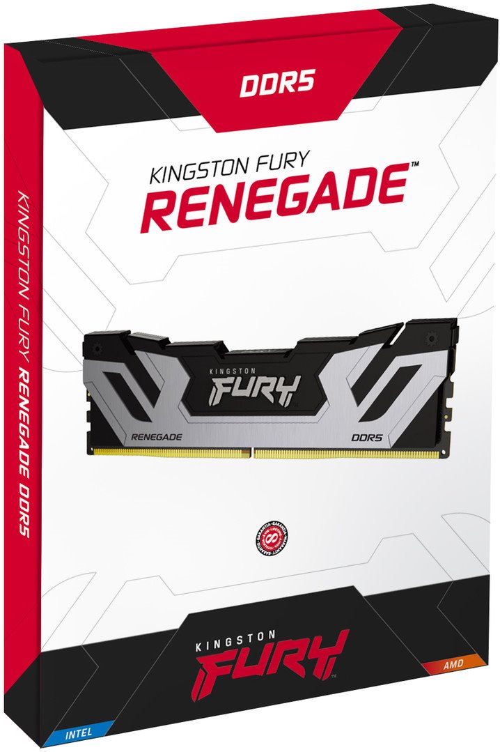Kingston Fury Renegade Silver CUDIMM DDR5 24GB 8400MHz CL40 XMP