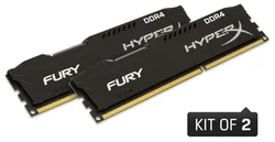 Kingston HyperX Fury 16GB (Kit 2x8GB) 2133MHz DDR4 CL14, černý chladič
