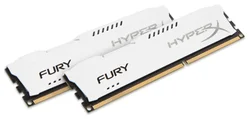 Kingston HyperX Fury 8GB (Kit 2x4GB) 1866MHz DDR3 CL10 White Series, bílý chladič