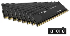 Kingston HyperX Predator 64GB (Kit 8x8GB) 2666MHz DDR4 CL15, černý chladič