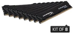 Kingston HyperX Savage Black DDR4 64GB(kit of 8)