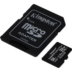 KINGSTON micro SDHC 32GB Canvas Select Plus A1 C10 Card (rychlost až 100 MB/s) + SD adaptér