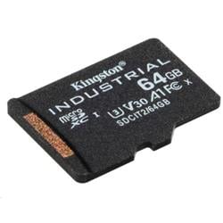 Kingston microSDXC 64GB Industrial bez adaptéru