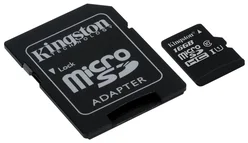 Kingston SDC10G2/16GB MicroSDHC Class 10, 45MB/s, UHS-1 U1, dozivotni zaruka + SD adaptér