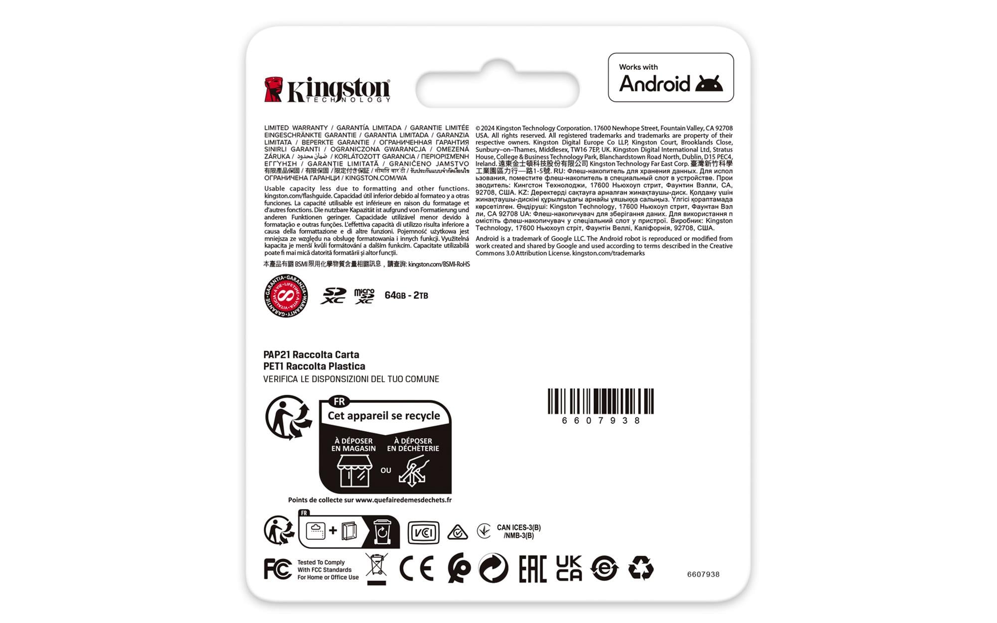 Kingston SDXC 512GB Canvas Go Plus