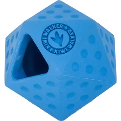 Kiwi Walker Gumová hračka ICOSABALL s dírou na pamlsky, Mini 6,5cm, Modrá