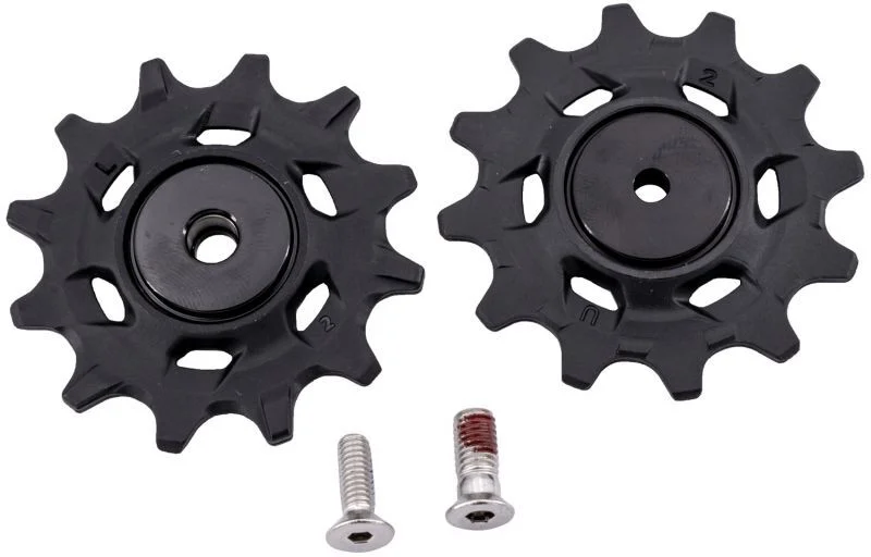 Kladky pro přehazovačku SRAM RIVAL XPLR ETAP AXS, ocelová pochormova CROME STEEL BEARING (INCLU
