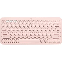 Klávesnica Logitech Multi-Device Bluetooth Keyboard K380, americká bezdrôtová, ružová