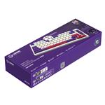Klávesnica LORGAR KBP7075MW, mechanická, 75%, bezdrôtová herná, biela, CS