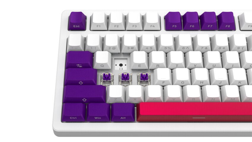 Klávesnica LORGAR KBP70TKLW, mechanická TKL, 75%, bezdrôtová herná, biela, CS