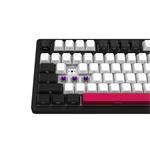 Klávesnica LORGAR KBP70TKLW, mechanická TKL, 75%, bezdrôtová herná, čierna/červená, CS
