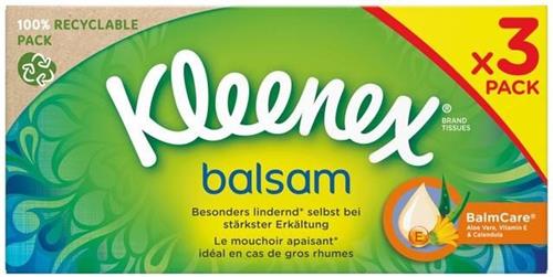 KLEENEX® Balsam Triple Box papierové vreckovky 64ks, 3 krabice