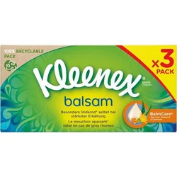 KLEENEX® Balsam Triple Box papírové kapesníky 64ks, 3 krabice