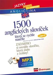 Kniha 1500 anglických slovíček, která se rychle naučíte + CD MP3