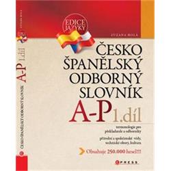 Kniha Česko-španělský odborný slovník, 1. díl 