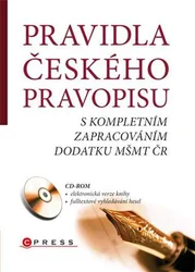 Kniha Pravidla českého pravopisu + CD