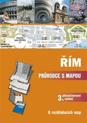 Kniha Řím Průvodce s mapou