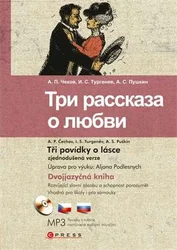 Kniha Tři povídky o lásce (A. S. Puškin, I. S. Turgeněv, A. P. Čechov) Zjednodušená verze