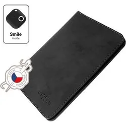 Kožená peněženka FIXED Smile Passport se smart trackerem FIXED Smile Motion, velikost cestovního pasu, černá FIXSM-SP-BK - Wearables