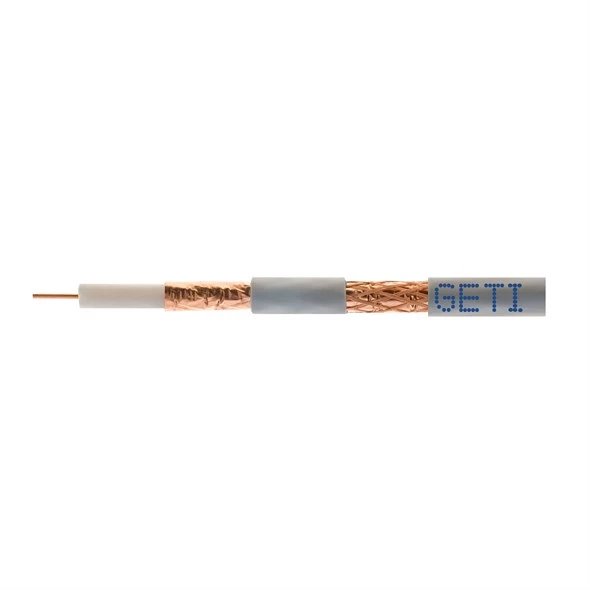 Koaxiálny kábel Geti 121CU PVC (100 m cievka)
