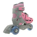 Kolečkové brusle TRISKATE BASIC vel.XS (27-30), růžové