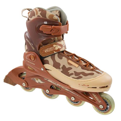 Kolečkové brusle TRULY MISSION BROWN vel.S (30-33)