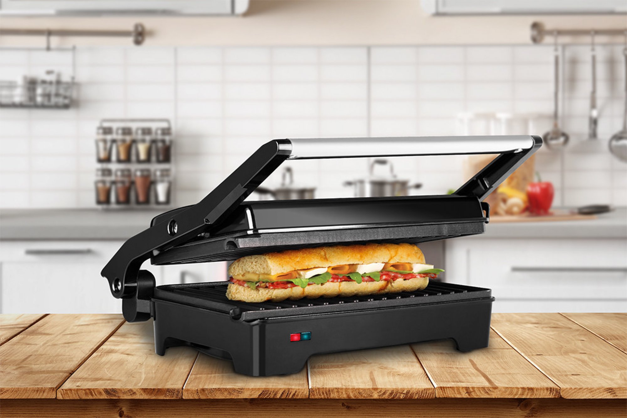 Kompaktný gril ECG S 2070 Panini