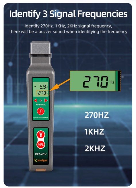 KOMSHINE Identifikátor optických vlákien + VFL