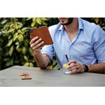 Kožené pouzdro typu kniha FIXED ProFit pro Apple iPhone 13 Pro Max, hnědé