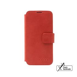 Kožené pouzdro typu kniha FIXED ProFit pro Apple iPhone 14 Pro Max, červené