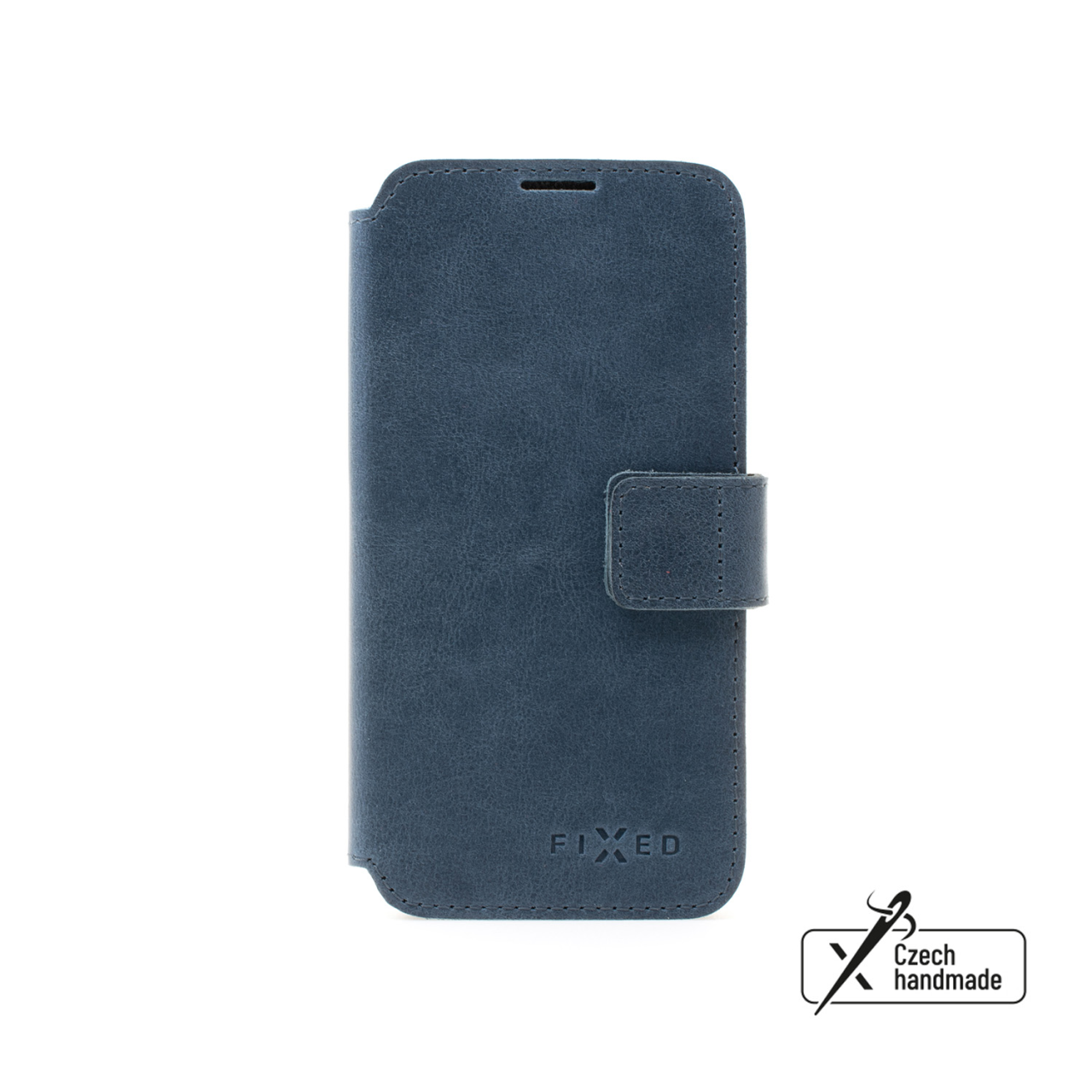 Kožené pouzdro typu kniha FIXED ProFit pro Samsung Galaxy A36 5G, modré