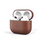 Kožené puzdro Epico Airpods 3 - hnedé