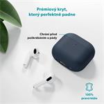 Kožené puzdro Epico Airpods 4 - modré
