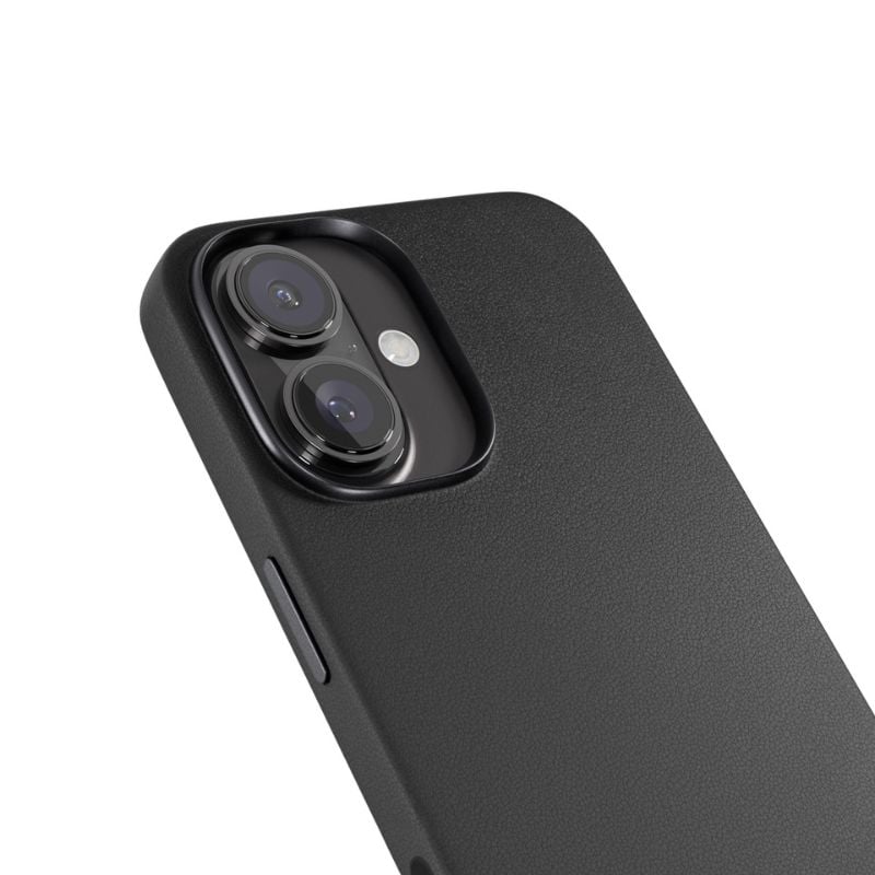 Kožené puzdro Epico Mag+ pre iPhone 16 Plus - čierne