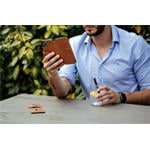 Kožené puzdro typu kniha FIXED ProFit pre Apple iPhone 13 Pro Max, hnedé