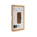 Kožené puzdro typu kniha FIXED ProFit pre Apple iPhone 14 Plus, hnedé