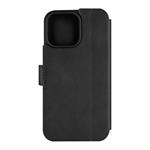 Kožené puzdro typu kniha FIXED ProFit pre Apple iPhone 16 Pro Max, čierne