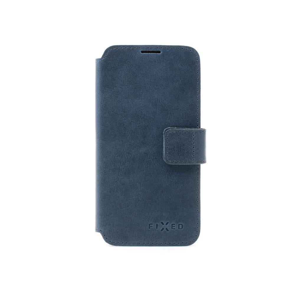 Kožené puzdro typu kniha FIXED ProFit pre Samsung Galaxy A34 5G, modré