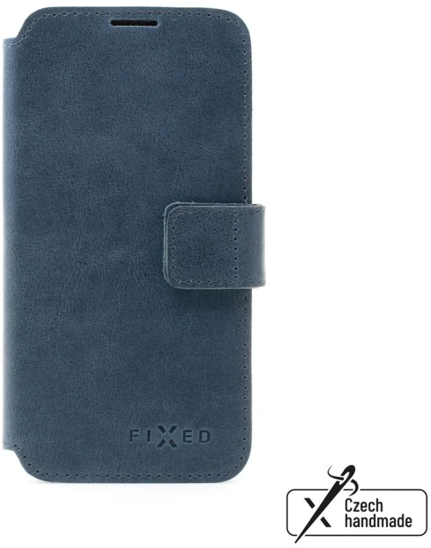 Kožené puzdro typu kniha FIXED ProFit pre Samsung Galaxy A34 5G, modré