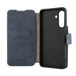 Kožené puzdro typu kniha FIXED ProFit pre Samsung Galaxy A36 5G, modré