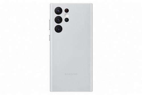 Kožený zadný kryt Samsung EF-VS908L pre Galaxy S22 Ultra sivý