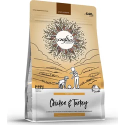 Kraftia CRAFTIA NATURA DOG Puppy M/L Chick & Turkey 640g granule pre šteňatá
