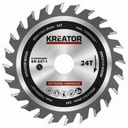 Kreator KRT020401 - Pílový list na drevo 89 mm, 24T