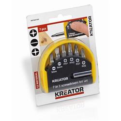 Kreator KRT064100 - Sada bitov 7 ks PZ/FL/PH
